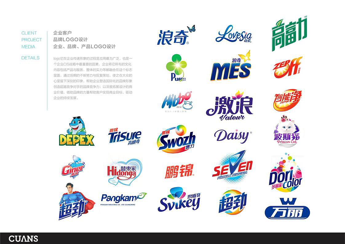 傳獅品牌設計 日化行業Logo設計與平面視覺如何深化企業形象策劃